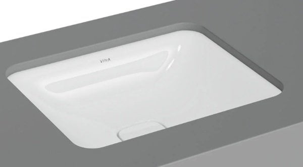 Vitra 7534B003-1083 Metropole Dikdörtgen Tezgahaltı Lavabo Beyaz.